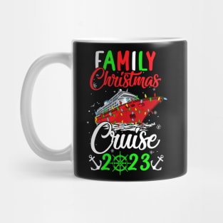 Family Christmas Cruise 2023 Squad Xmas Funny Cruising Lover Mug